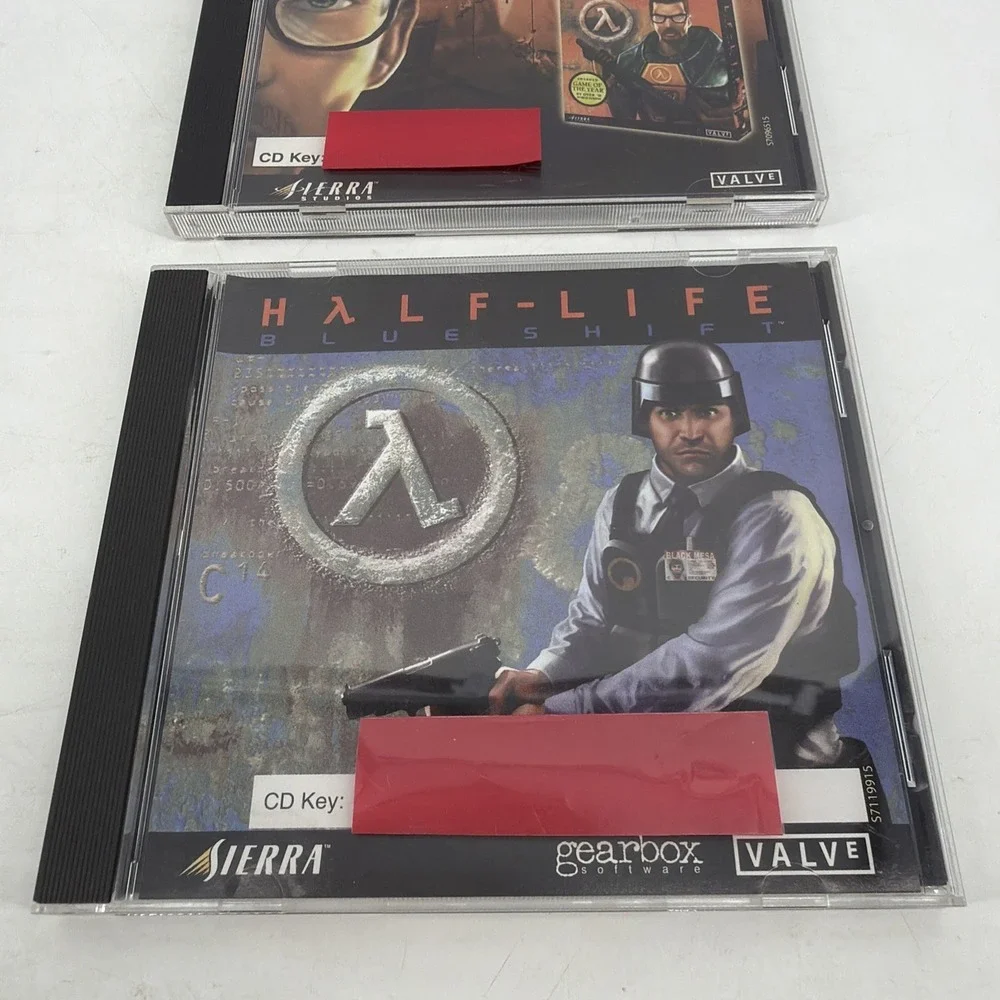 Half-Life Adrenaline Pack Blue Shift PC CD-ROM 2 Disc Set Lot